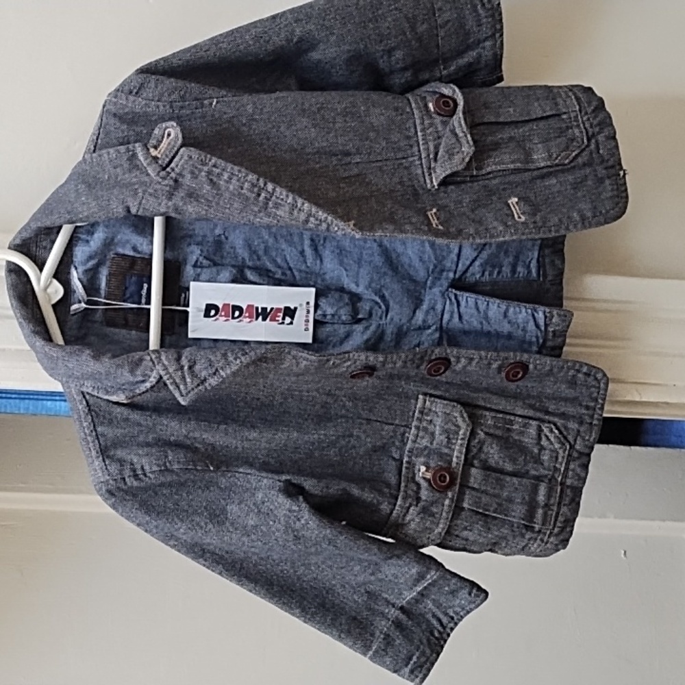 Infant Denim Blue Jean Jacket Size 18-24 months